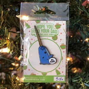 Mr. Narwhal Hard Enamel Pin inspired by the movie Elf image 4