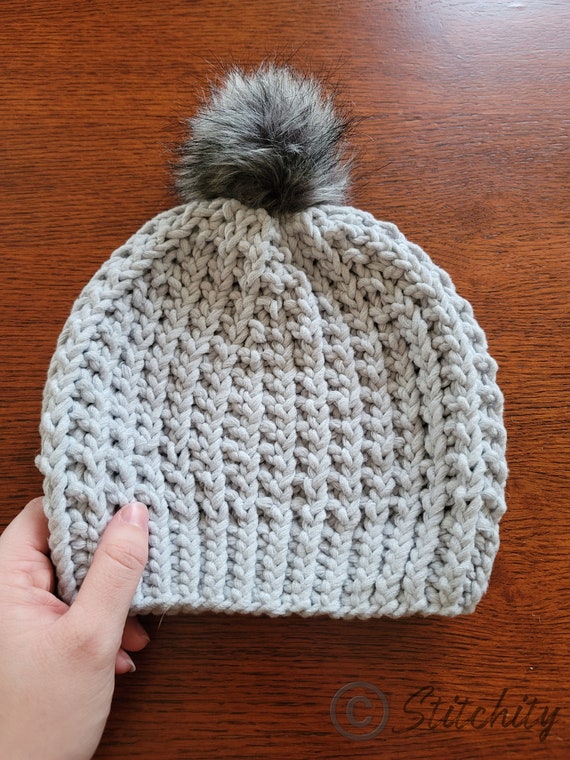 Racked rib on sale beanie
