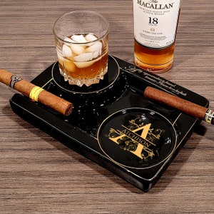 Ceramic Cigar Ashtray Personalized With Your Logo - Gifts