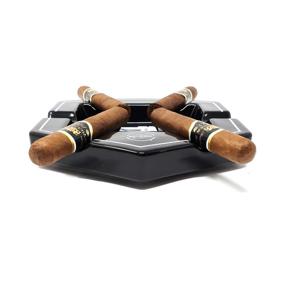 Tap That Ash Large Cigars Ceramic Ashtray for Patio / Outdoor Use