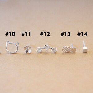 choice of silver earrings