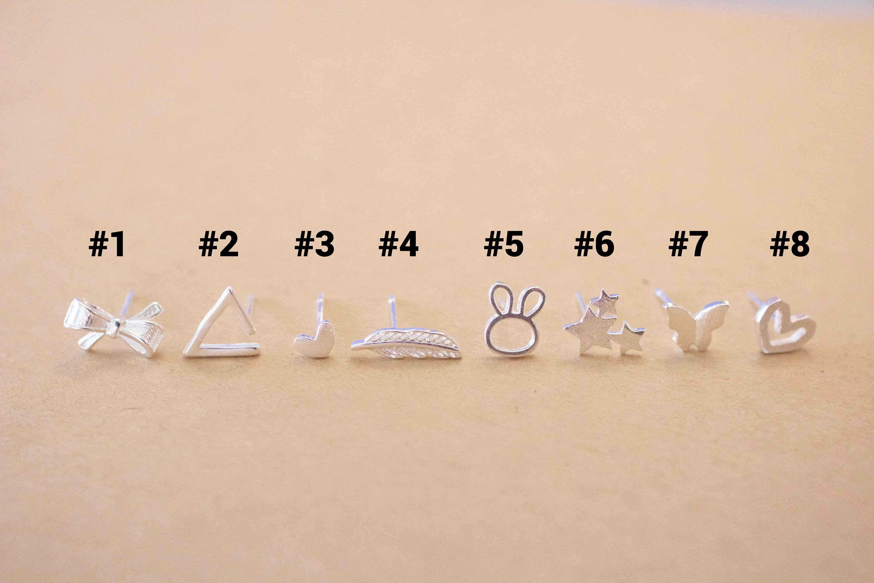 ピアス LESS IS MORE silver earrings 1004 Silver Stud Earrings, Sterling Silver Earrings, Tiny