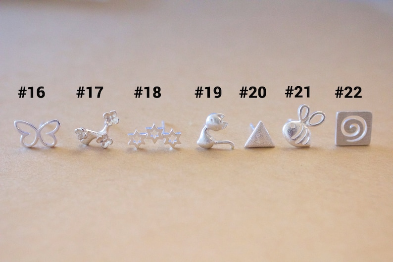 choice of silver earrings