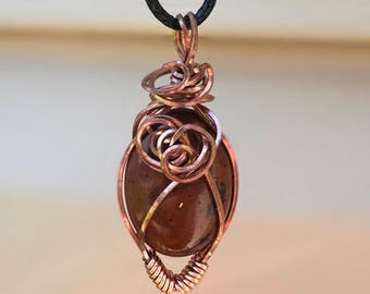 Mahogany Obsidian Necklace