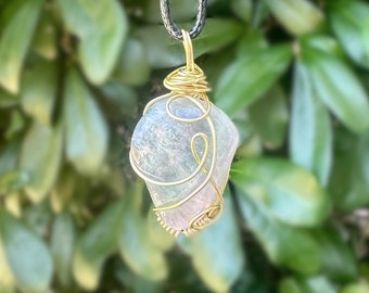 Prehnite Pendant Necklace