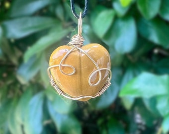 Mookaite Crystal Heart Necklace