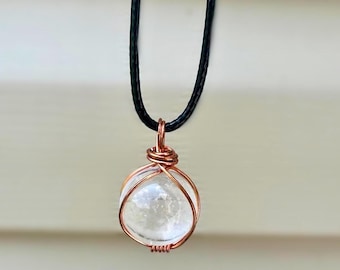 Clear Quartz Sphere Necklace
