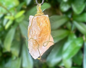 Raw Citrine Necklaces