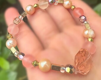 Cherry Quartz Bracelet