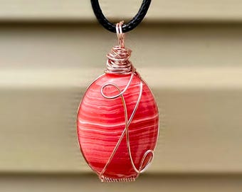 Rhodochrosite Necklace