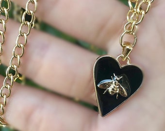 Bee Labradorite Necklace