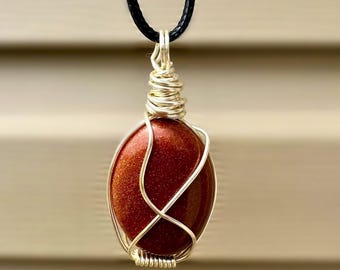 Goldstone Necklace