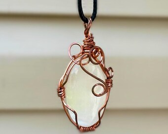 Selenite Ornate Necklace