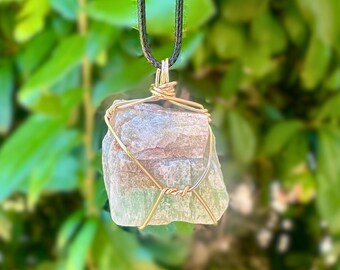 Green Calcite Necklace