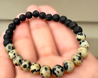 Dalmatian Jasper Bracelet
