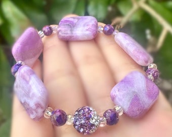 Lavender Amethyst Bracelet