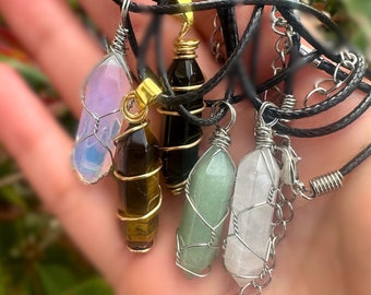 Crystal Point Necklaces