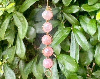 Sunstone Bead Necklace