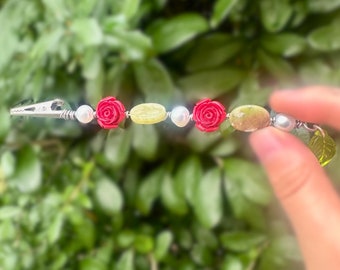 Rose Card Clip