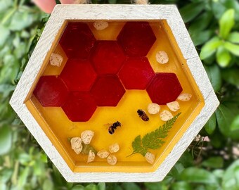 Real Bee Floral Decor (Yellow)