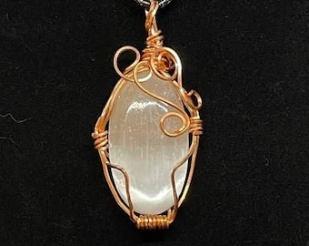 Selenite Ornate Necklace