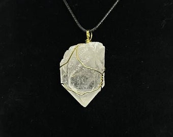 Clear Quartz Point Necklace