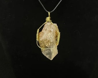 Citrine Chunk Necklace