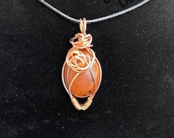 Mahogany Obsidian Necklace