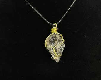 Smoky Quartz Chunk Necklace