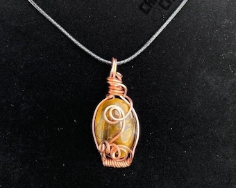 Tiger's Eye Ornate Necklace