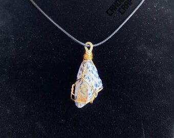 Dalmatian Jasper (Rough) Necklace