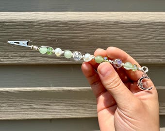 Aventurine Card Clip