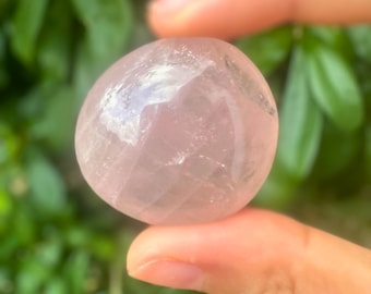 Rose Quartz Palm Stone