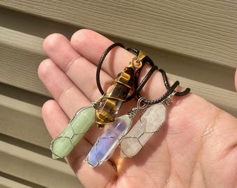 Crystal Point Necklaces