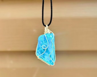Teal Quartz Necklace