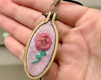 Embroidery Necklace