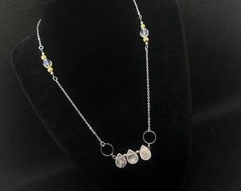 Rose Quartz Boho Necklace