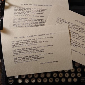 Custom typewriter poetry / Hand-typed poetry / Typewriter art / Custom quote / Personalized poem image 5