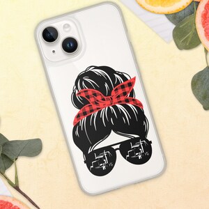 Trucking Woman Trucker Mom Truck Driver Wife Clear Case for iPhone®