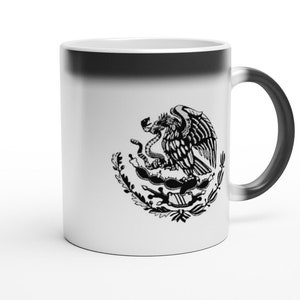 Mexican Flag Eagle Escudo de Mexico Magic 11oz Ceramic Mug