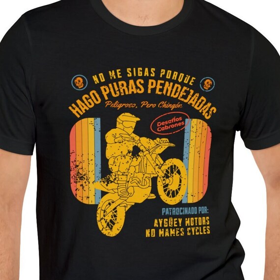 Vintage Retro Black Motorcycle Orange T Shirt Vintage Retro Black Motorcycle Orange T Shirt