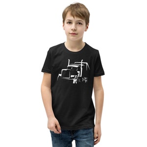 Trucking Trucker for Kids Youth Short Sleeve T-Shirt