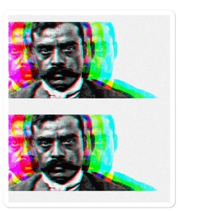 Emiliano Zapata Mexican Revolution Hero Bubble-free stickers