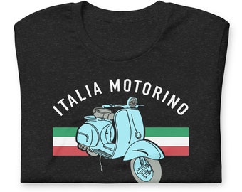 Vintage Vespa Italian Themed T-Shirt - Embrace the Spirit of Italia Motorino!