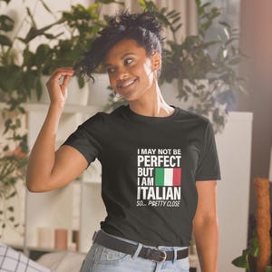 Funny PerfecItalian Flag ITALIA - I Love Italy Softstyle T-Shirt