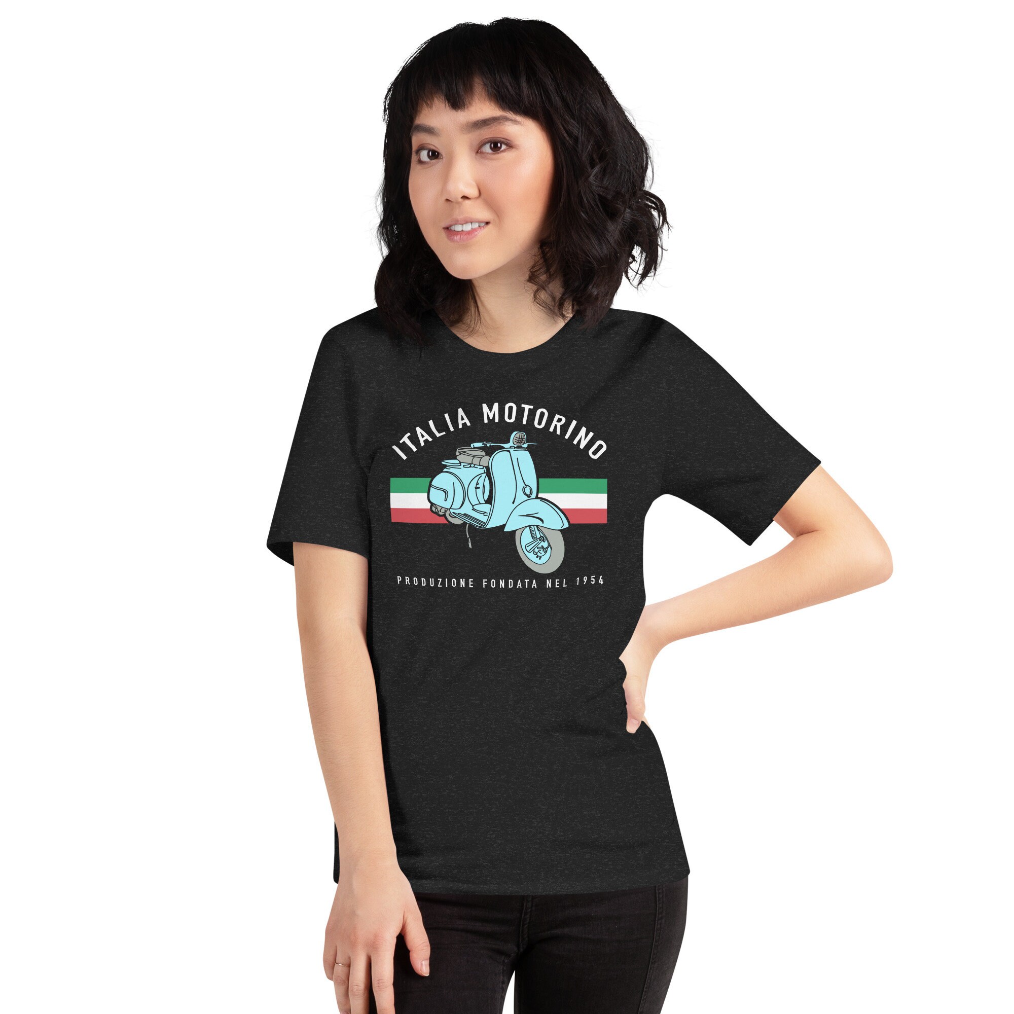 Vintage Vespa Italian Themed T shirt Embrace the Spirit of Italia Motorino Etsy UK
