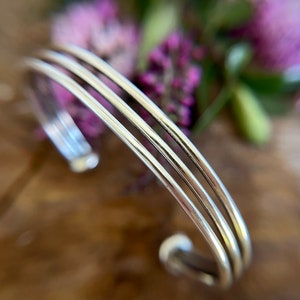 Handmade Sterling silver cuff bracelet