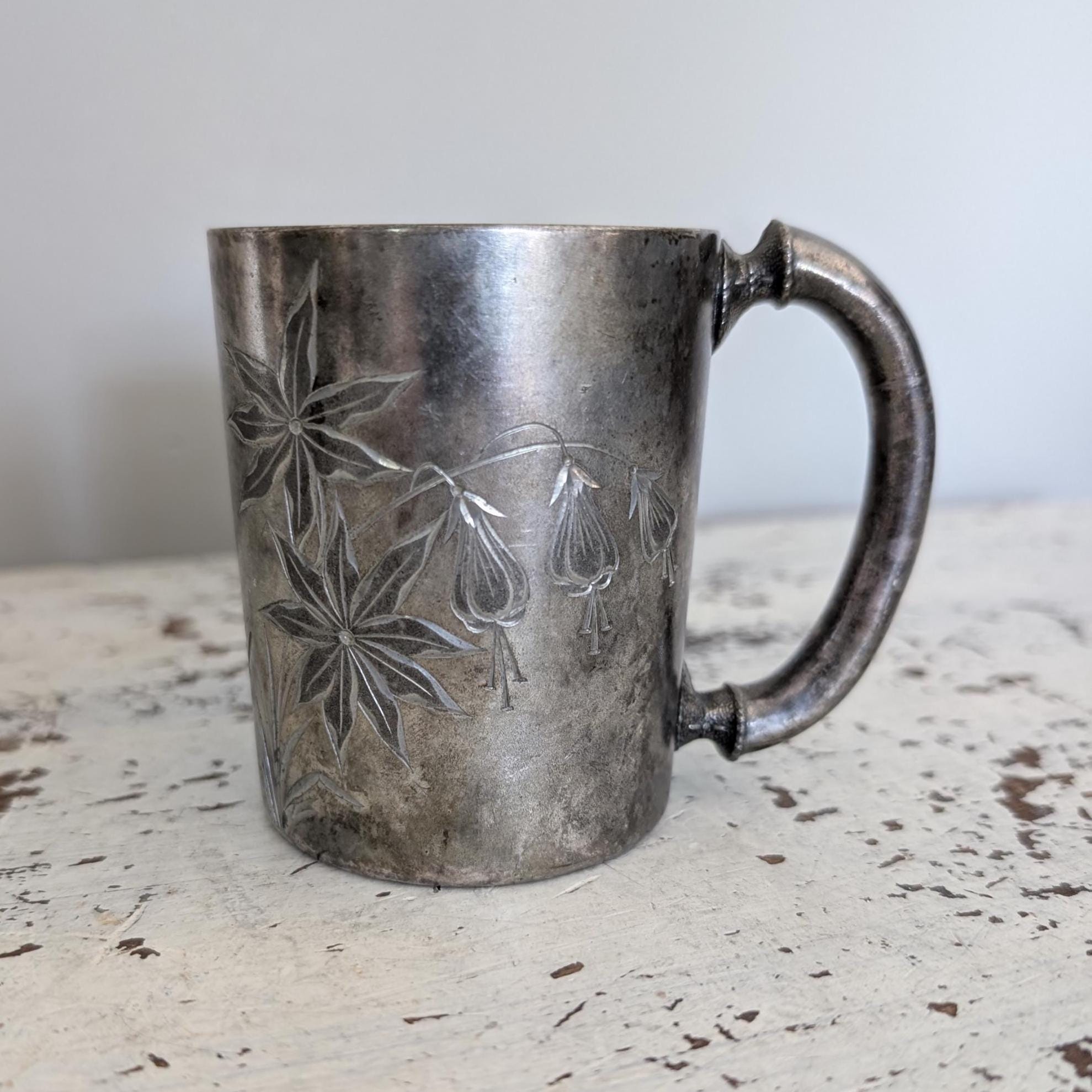 【Martin, Hall & Co】クイーンズパターン グレービーレードル Quadruple Silver Cup - Etsy