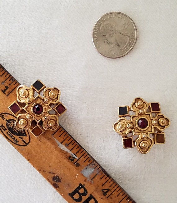 Vintage Medieval or Renaissance-Style Clip-on Ear… - image 7