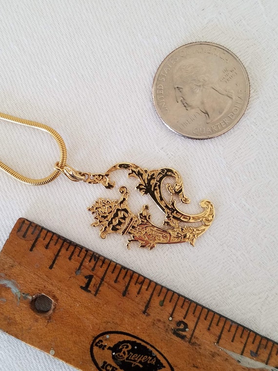 Vintage 14K Solid Gold Heavy Snake Chain Necklace… - image 10